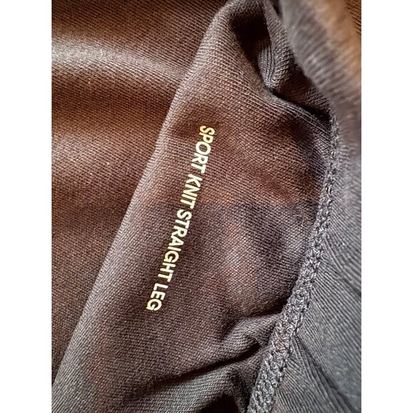 Lands End NEW Knit Sport Straight Leg Casual Pull on Pants Black Size 18/XL Tall - Picture 7 of 14